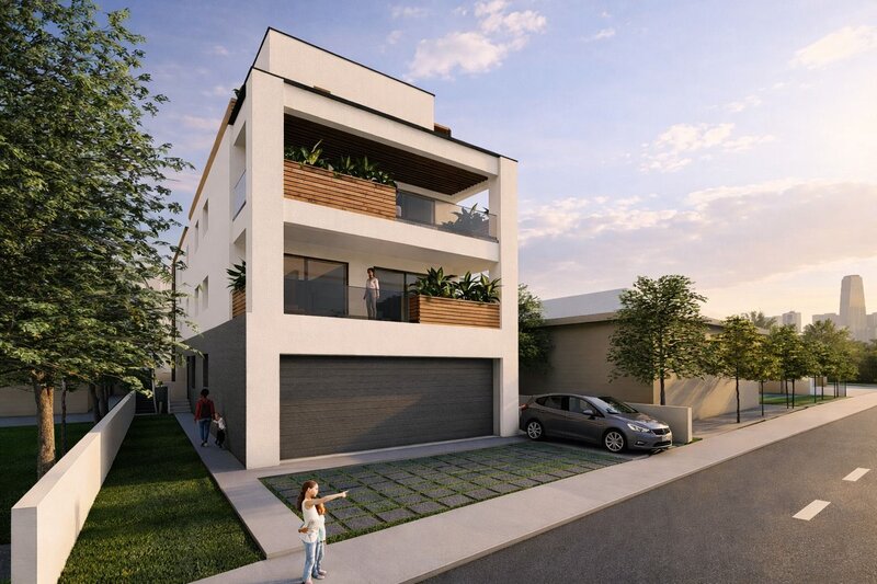 Cartierul Militari, 4 camere cu terasa de 22 mp, 3 bai, etaj 2/3, finisat modern, comision 0%.
